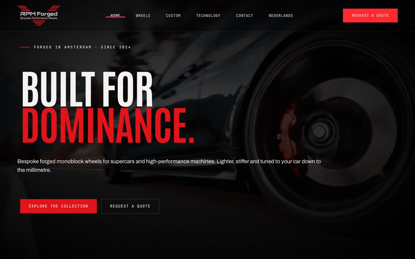 RPM Forged, desktop